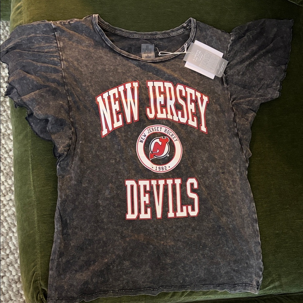 New Jersey Devils Womens Shirt - Black